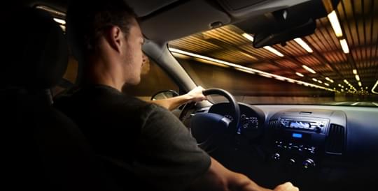 Two people inspecting their cars after a fender bender - The General Insurance Quote Page