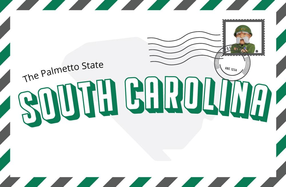 Piece of mail from South Carolina because The General offers affordable car insurance in South Carolina.